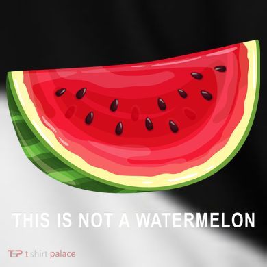 This Is Not A Watermelon Funny Toddler Fine Jersey T-Shirt