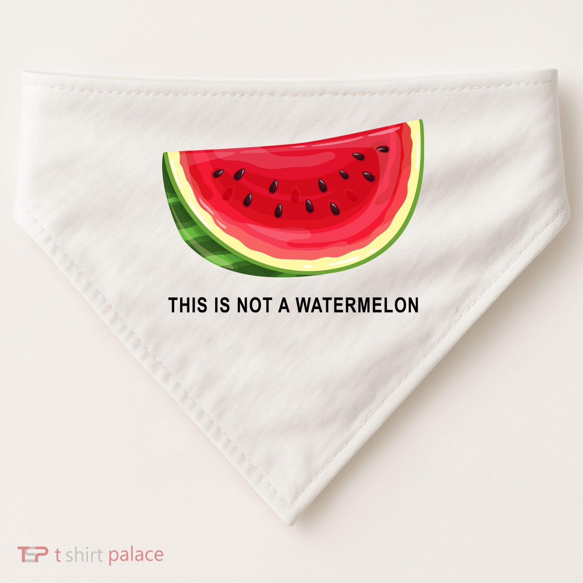 This Is Not A Watermelon Funny USA-Made Doggie Bandana
