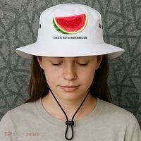 This Is Not A Watermelon Funny Bucket Hat thumb 3
