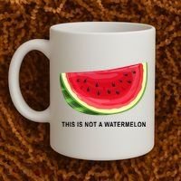 This Is Not A Watermelon Funny Coffee Mug thumb 2