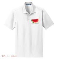 This Is Not A Watermelon Funny Dry Zone Grid Polo thumb 0