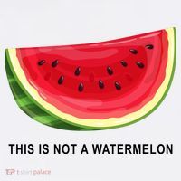 This Is Not A Watermelon Funny Mousepad thumb 1