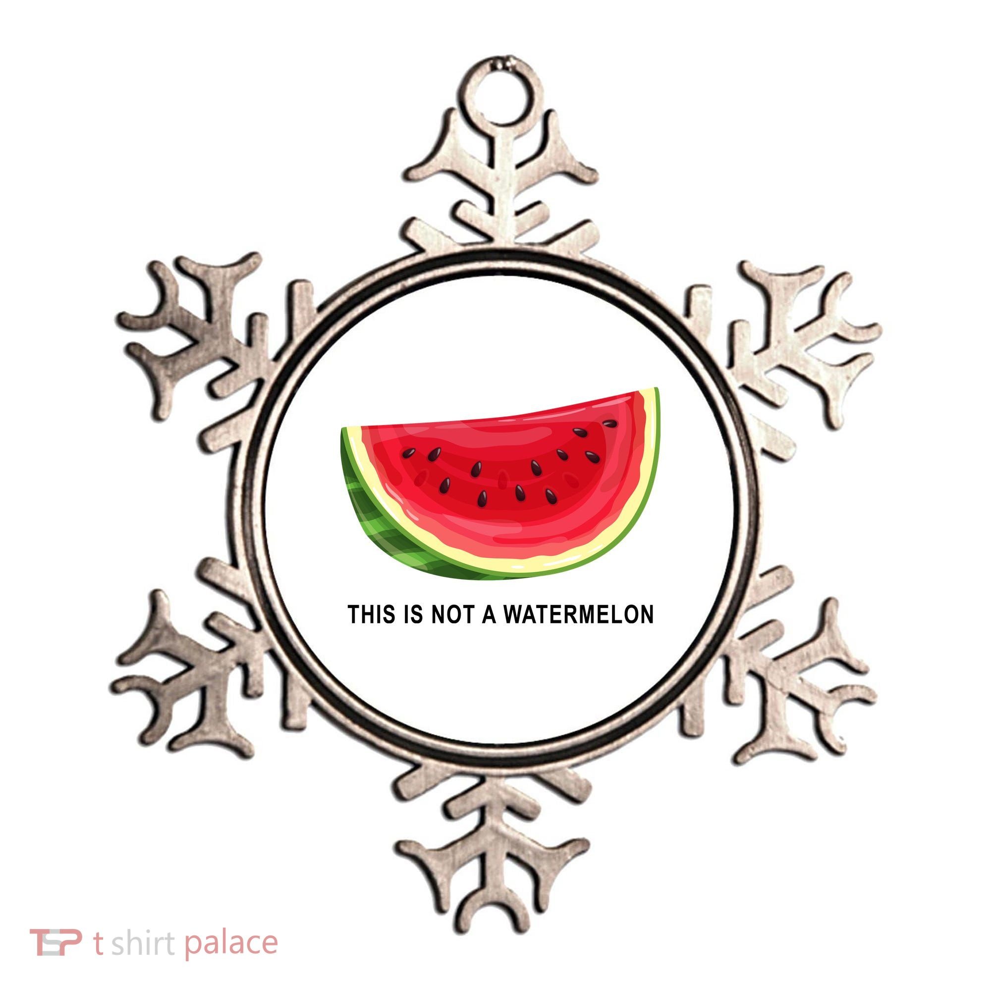 This Is Not A Watermelon Funny Ornament