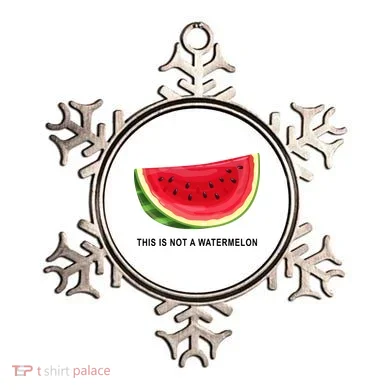 This Is Not A Watermelon Funny Ornament