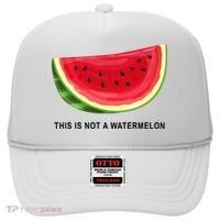 This Is Not A Watermelon Funny Hat thumb 0