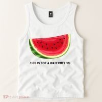 This Is Not A Watermelon Funny Tank Top thumb 2