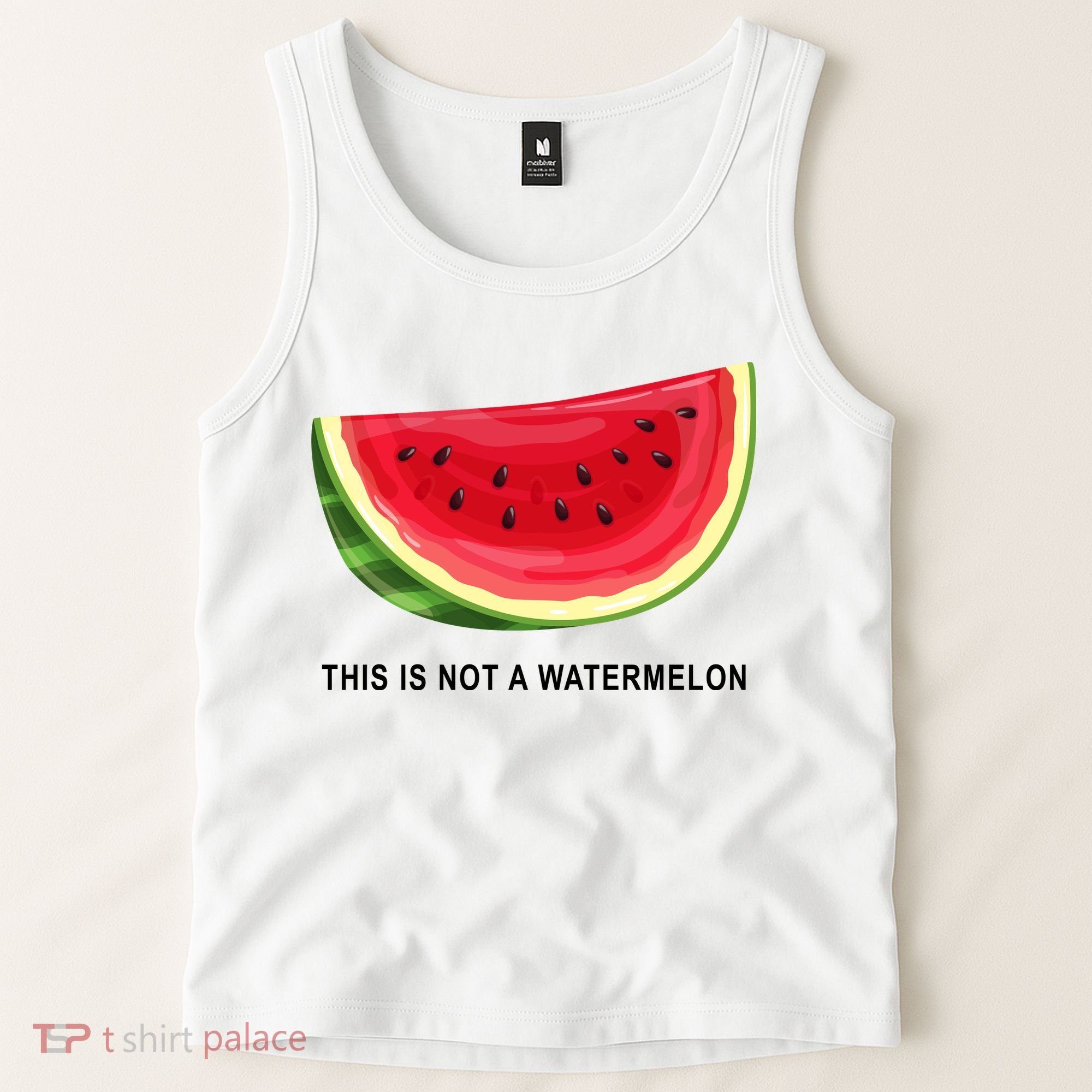 This Is Not A Watermelon Funny Tank Top