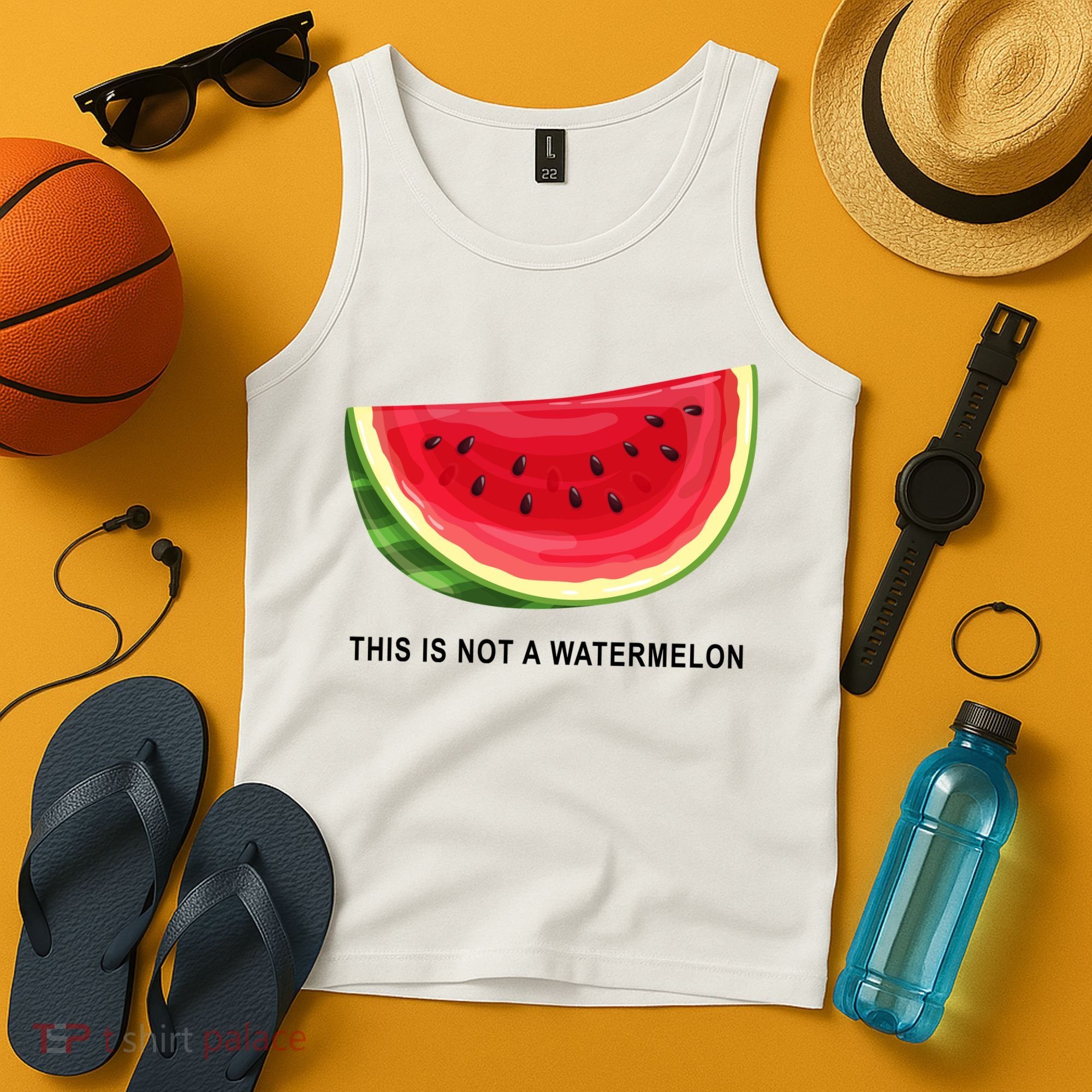 This Is Not A Watermelon Funny Tank Top