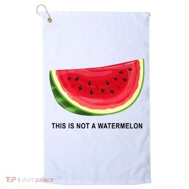This Is Not A Watermelon Funny Golf Towel