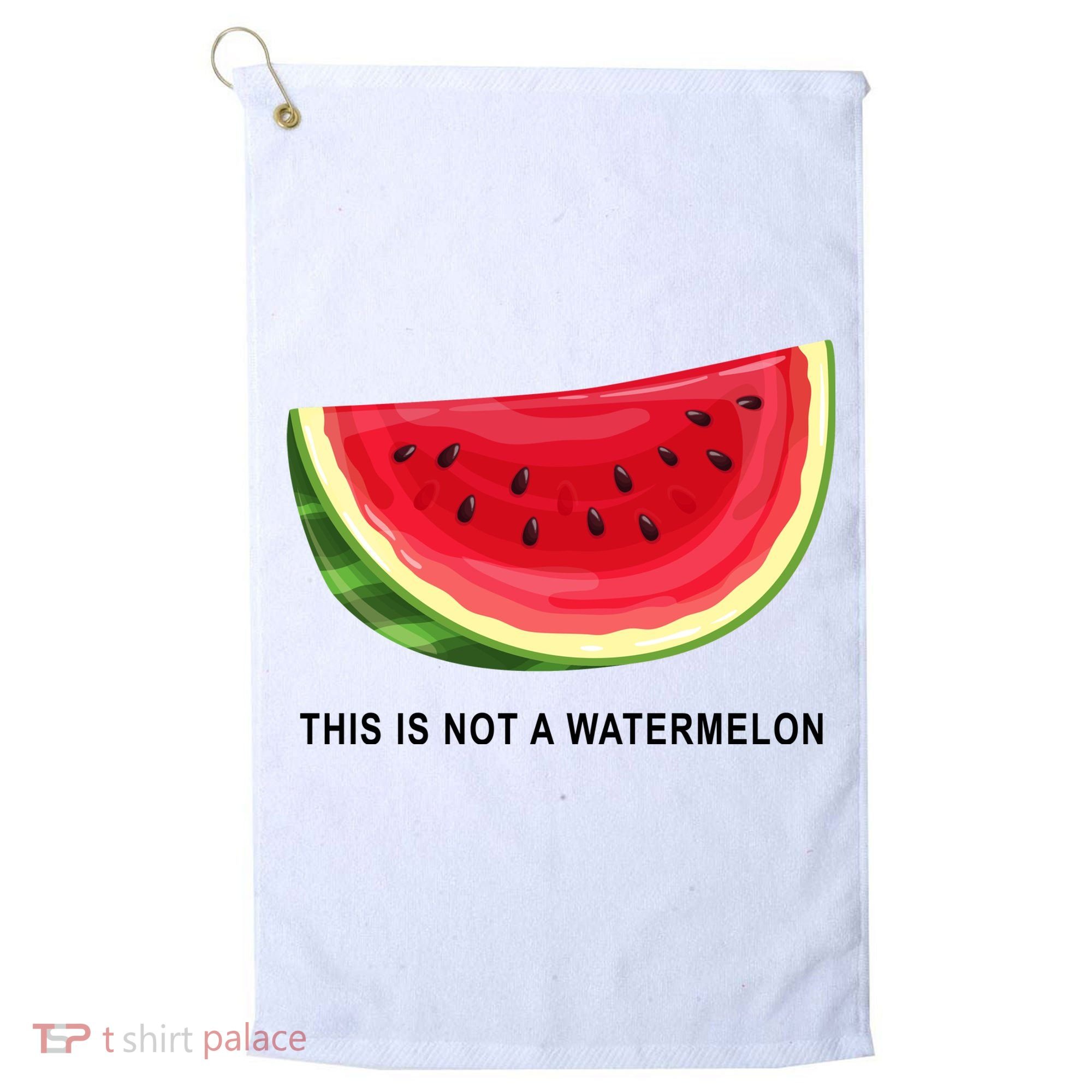 This Is Not A Watermelon Funny Golf Towel