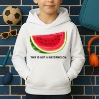 This Is Not A Watermelon Funny Kids Hoodie thumb 2