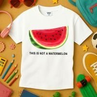 This Is Not A Watermelon Funny Kids T-Shirt thumb 3