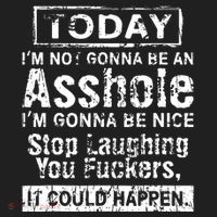 Today Im Not Gonna Be An Asshole Im Gonna Be Nice Golf Towel thumb 3