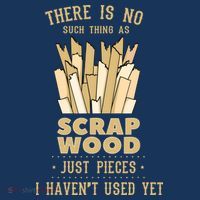 There Is No Scrap Wood Woodworking Woodworker Carpenter Women's Hoodie thumb 2
