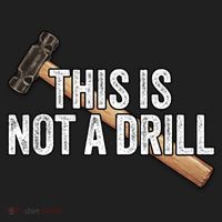 This Is Not A Drill Hammer Builder Woodworking Carpenter Gift Women's Sweatshirt thumb 2