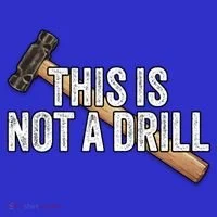 This Is Not A Drill Hammer Builder Woodworking Carpenter Gift Kids Long Sleeve Shirt thumb 2