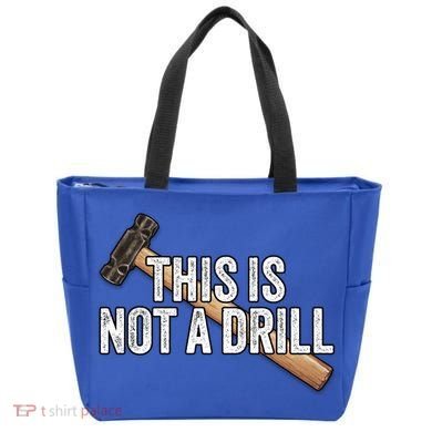 This Is Not A Drill Hammer Builder Woodworking Carpenter Gift Tote Bag