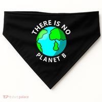 There Is No Planet B Earth Day USA-Made Doggie Bandana thumb 0