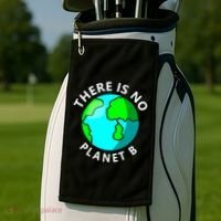 There Is No Planet B Earth Day Golf Towel thumb 2