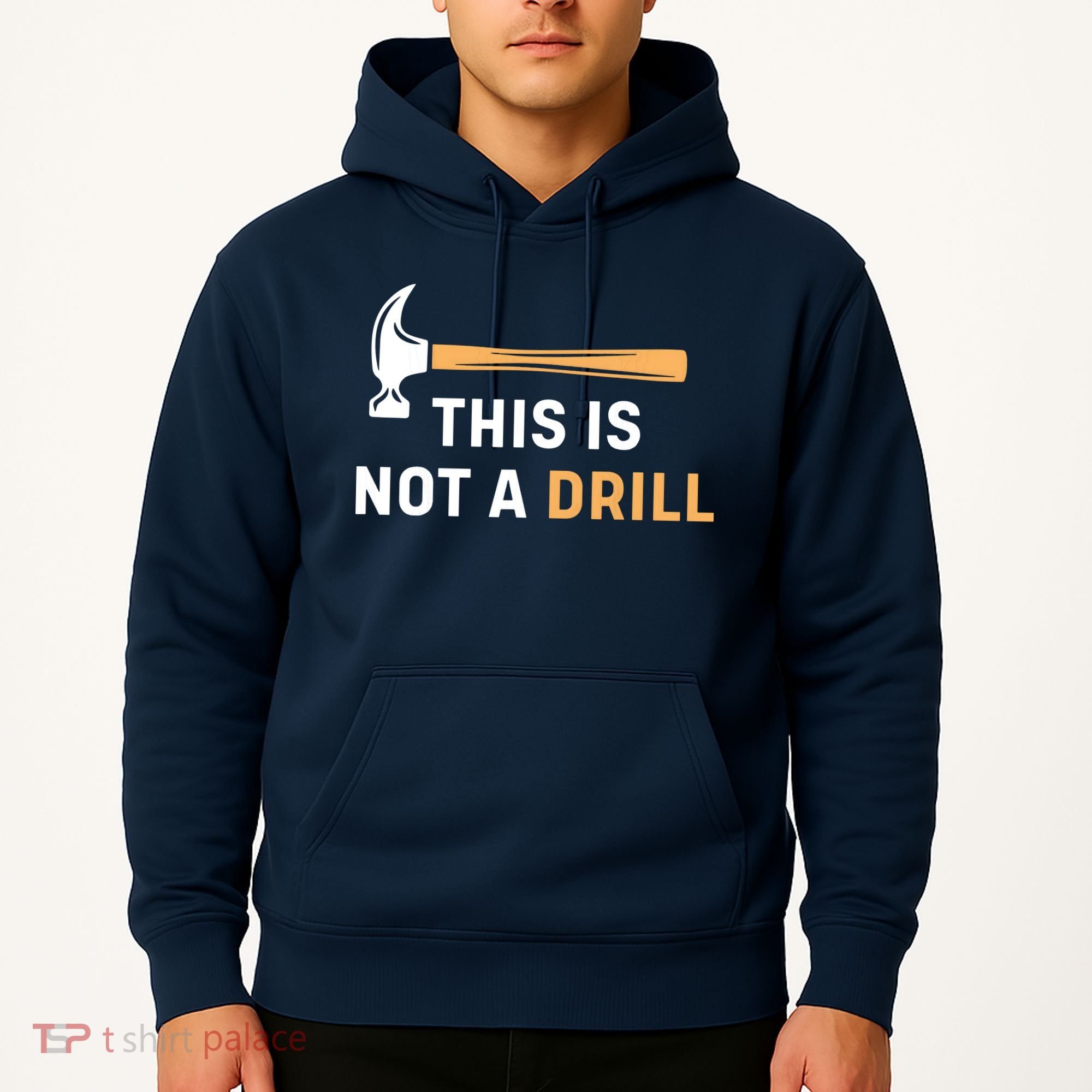 This Is Not A Drill Funny Carpenter Woodworking Hoodie