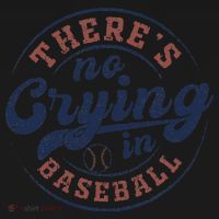 There Is No Crying In Baseball Funny Game Day Baseball Women's Tank Top thumb 5