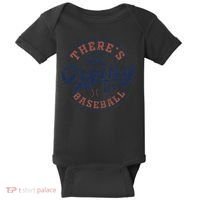 There Is No Crying In Baseball Funny Game Day Baseball Baby Bodysuit thumb 0