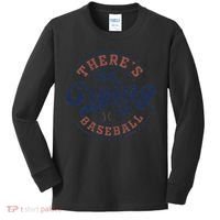 There Is No Crying In Baseball Funny Game Day Baseball Kids Long Sleeve Shirt thumb 0