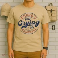 There Is No Crying In Baseball Funny Game Day Baseball T-Shirt thumb 6