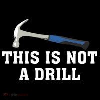 This Is Not A Drill Tools Hammer Builder Woodworking Backpack thumb 2