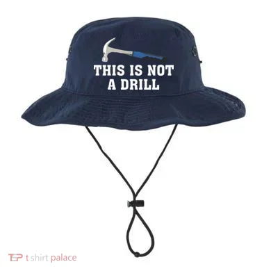 This Is Not A Drill Tools Hammer Builder Woodworking Bucket Hat