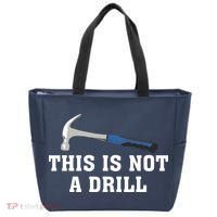 This Is Not A Drill Tools Hammer Builder Woodworking Tote Bag thumb 0