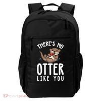 There Is No Otter Like You Funny Valentines Day Love Gift Backpack thumb 0