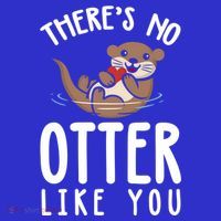 There Is No Otter Like You Funny Valentines Day Love Gift Women's Tank Top thumb 5