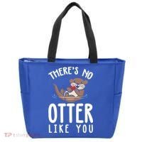There Is No Otter Like You Funny Valentines Day Love Gift Tote Bag thumb 0