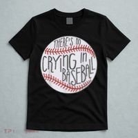 There Is No Crying In Baseball Funny Sports Ball Game T-Shirt thumb 5