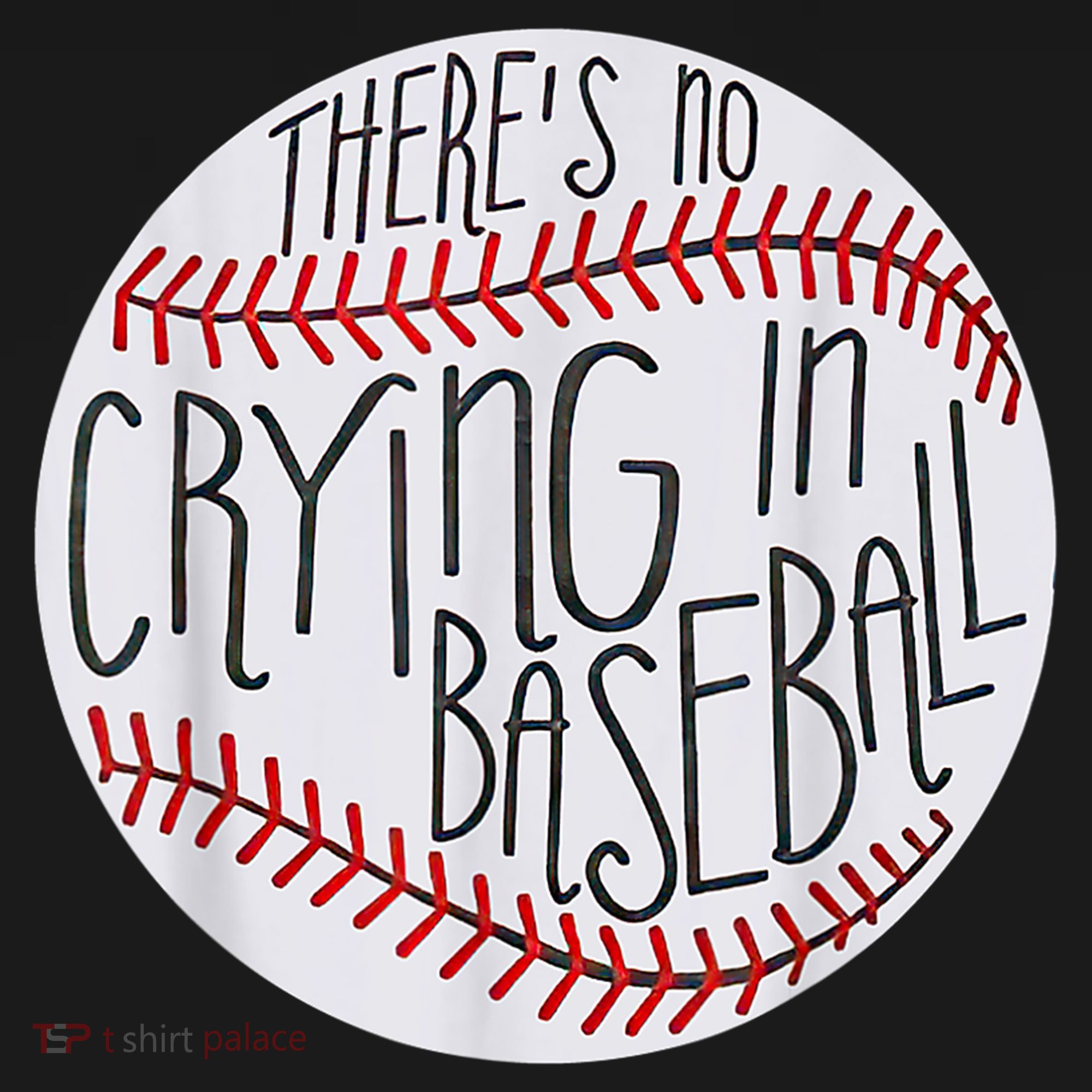 There Is No Crying In Baseball Funny Sports Ball Game Women's Hoodie