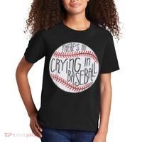 There Is No Crying In Baseball Funny Sports Ball Game Kids T-Shirt thumb 2