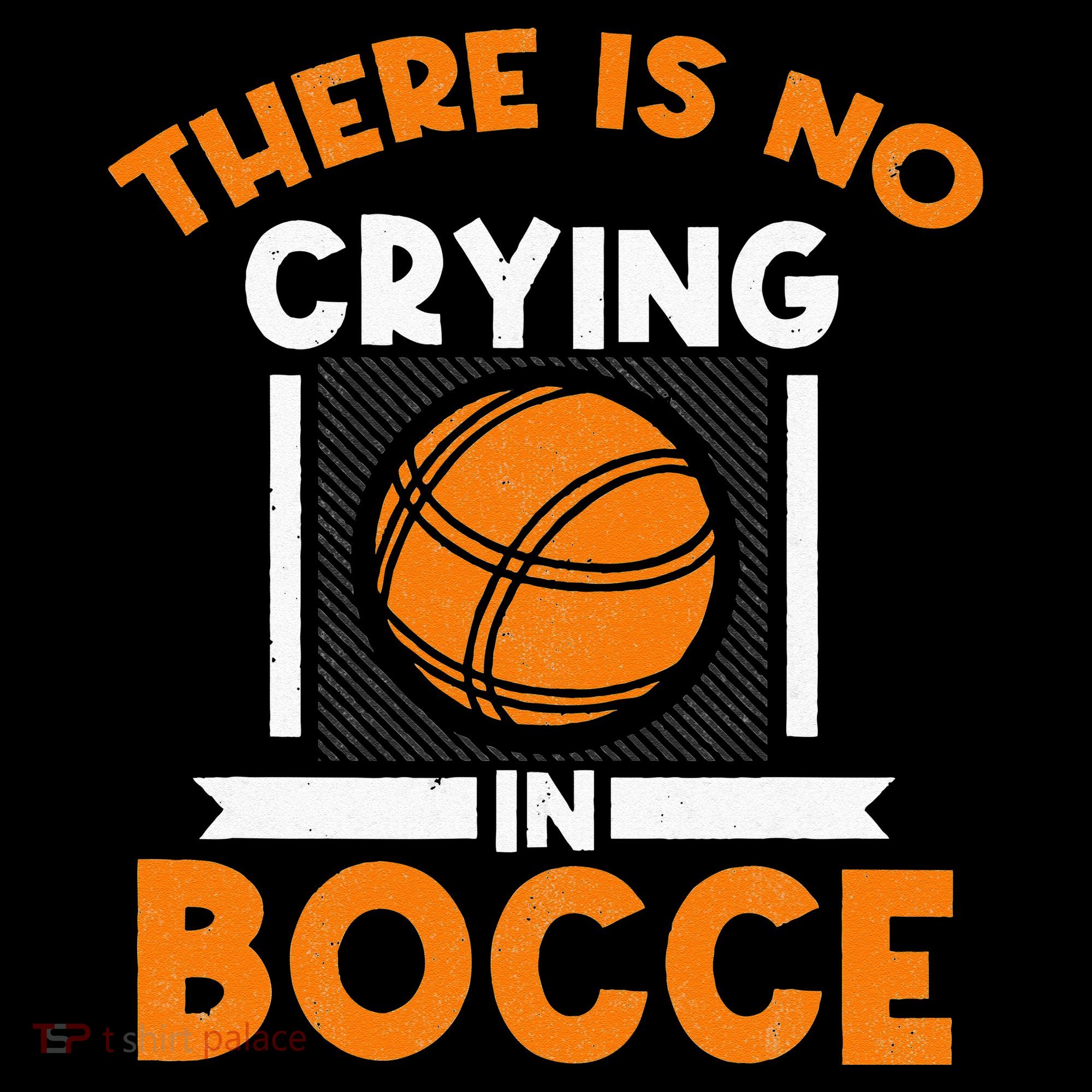 There Is No Crying In Bocce Ball Player Bocce Mousepad