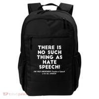 There Is No Such Thing As Hate Speech Backpack thumb 0