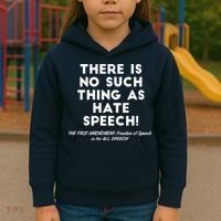 There Is No Such Thing As Hate Speech Kids Hoodie thumb 3