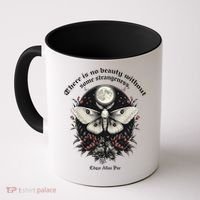 There Is No Beauty Without Some Strangeness Edgar Allan Poe Coffee Mug thumb 0