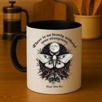 There Is No Beauty Without Some Strangeness Edgar Allan Poe Coffee Mug thumb 4
