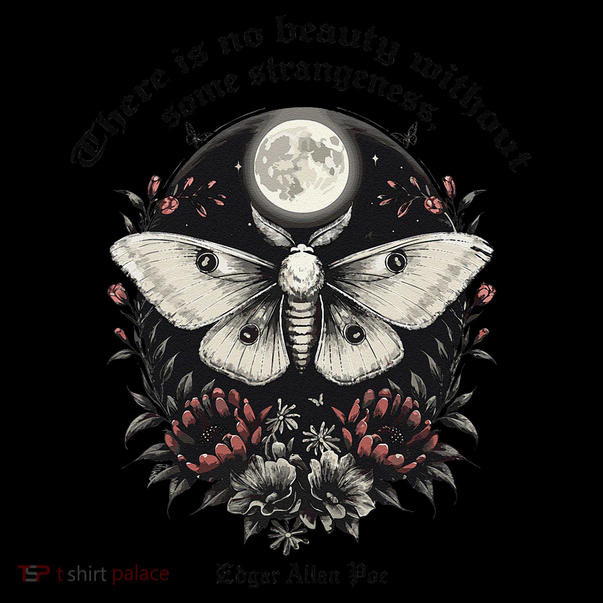 There Is No Beauty Without Some Strangeness Edgar Allan Poe Women's Hoodie