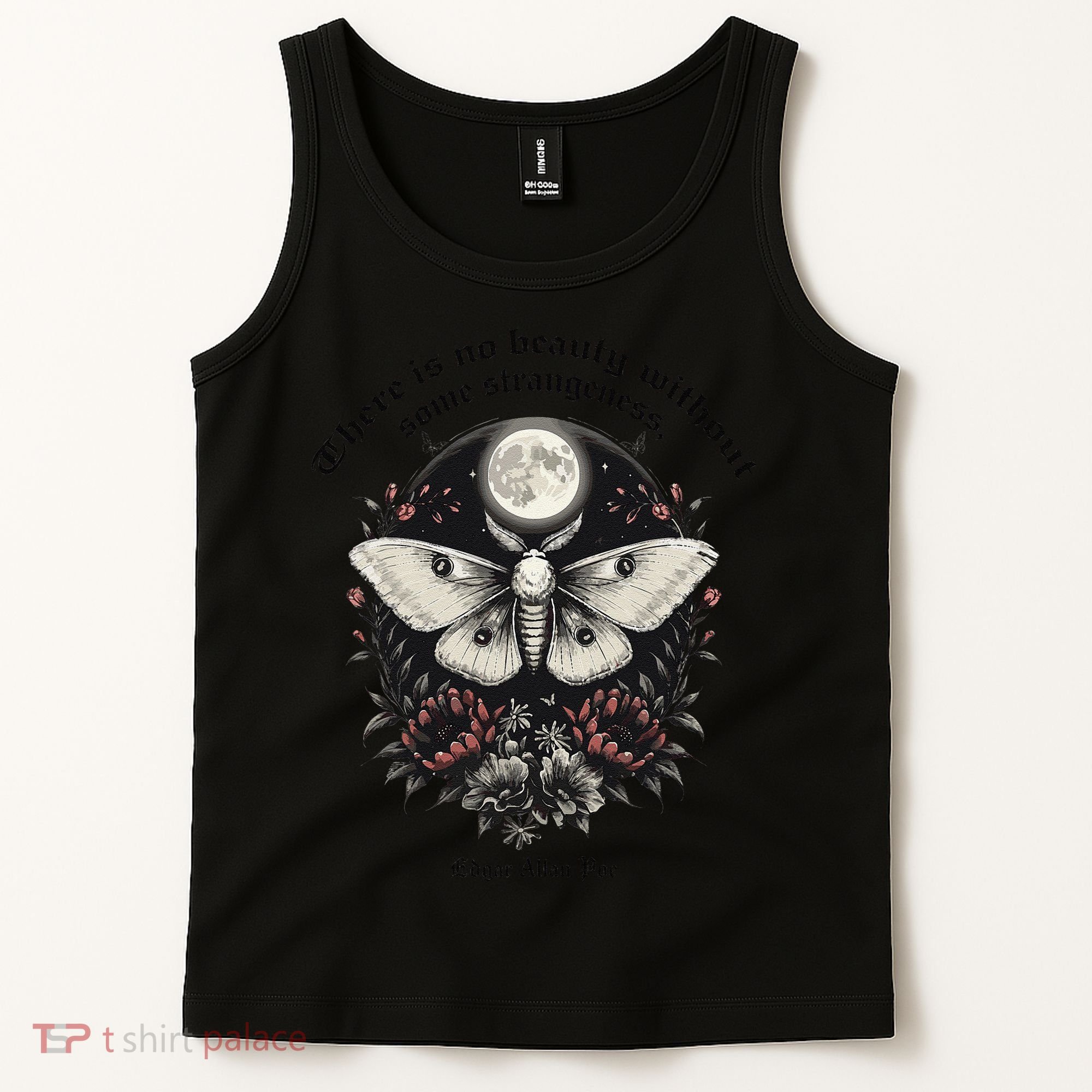 There Is No Beauty Without Some Strangeness Edgar Allan Poe Tank Top