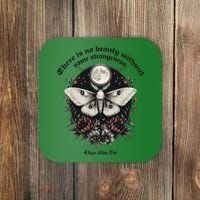 There Is No Beauty Without Some Strangeness Edgar Allan Poe Coaster thumb 0