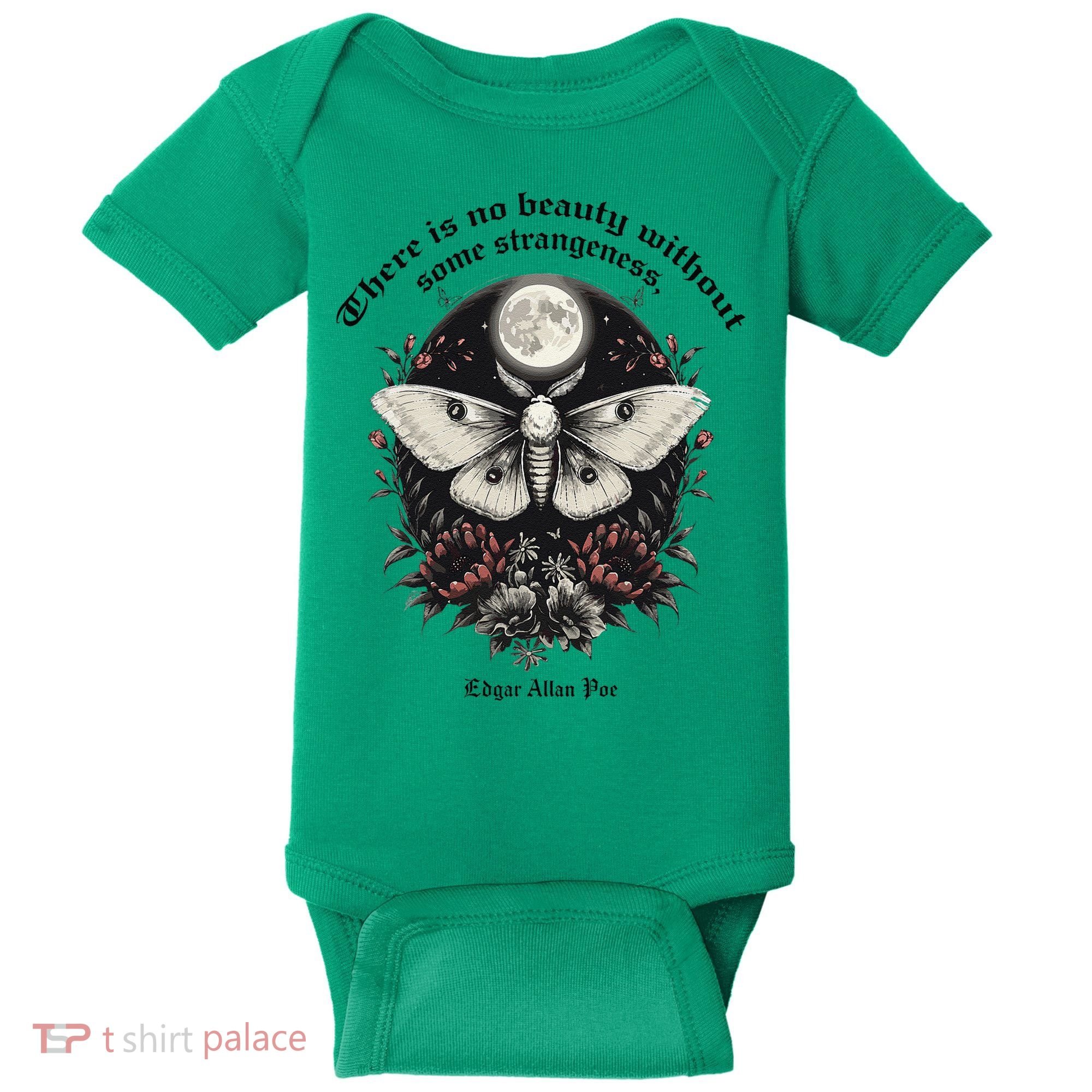 There Is No Beauty Without Some Strangeness Edgar Allan Poe Baby Bodysuit