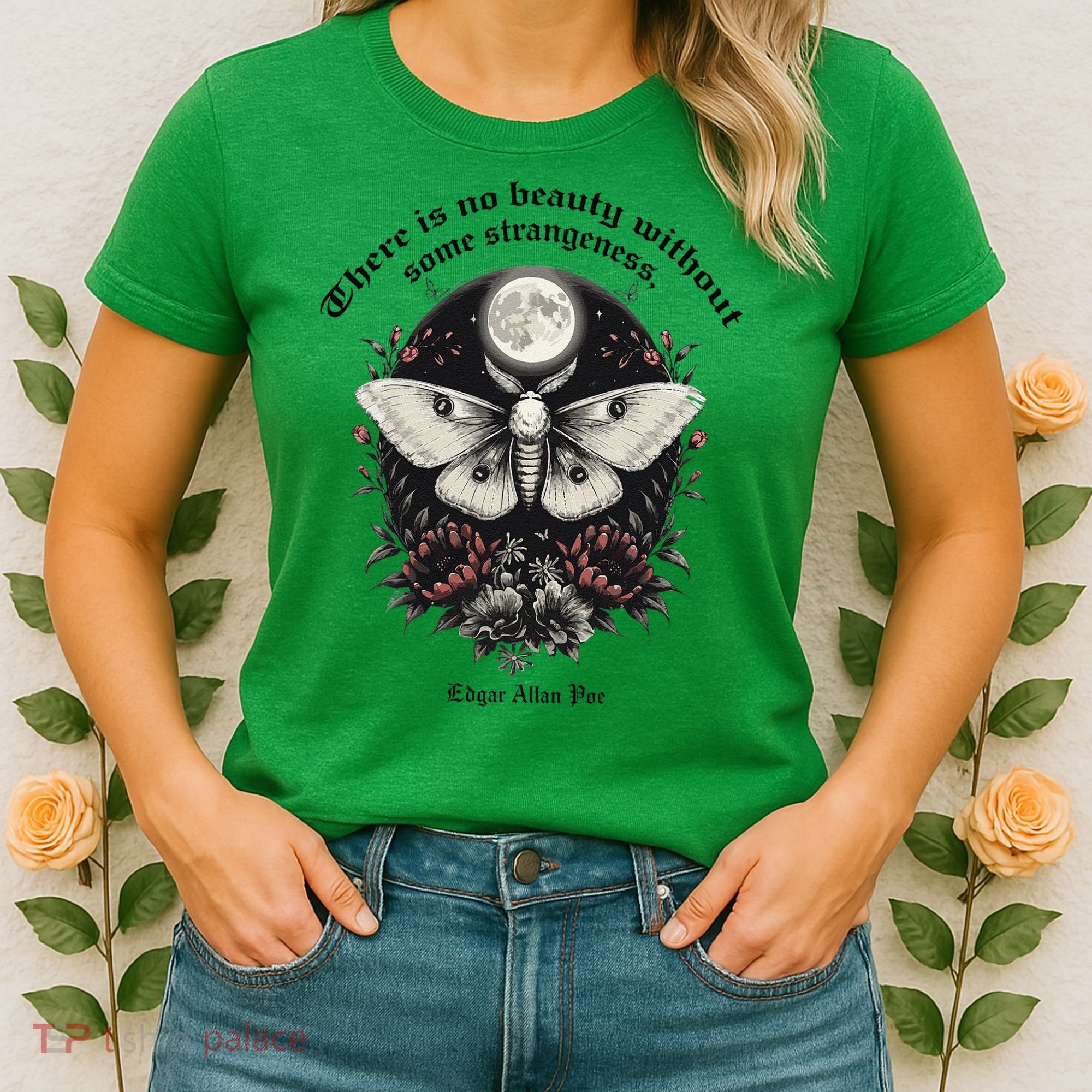 There Is No Beauty Without Some Strangeness Edgar Allan Poe Women's T-Shirt
