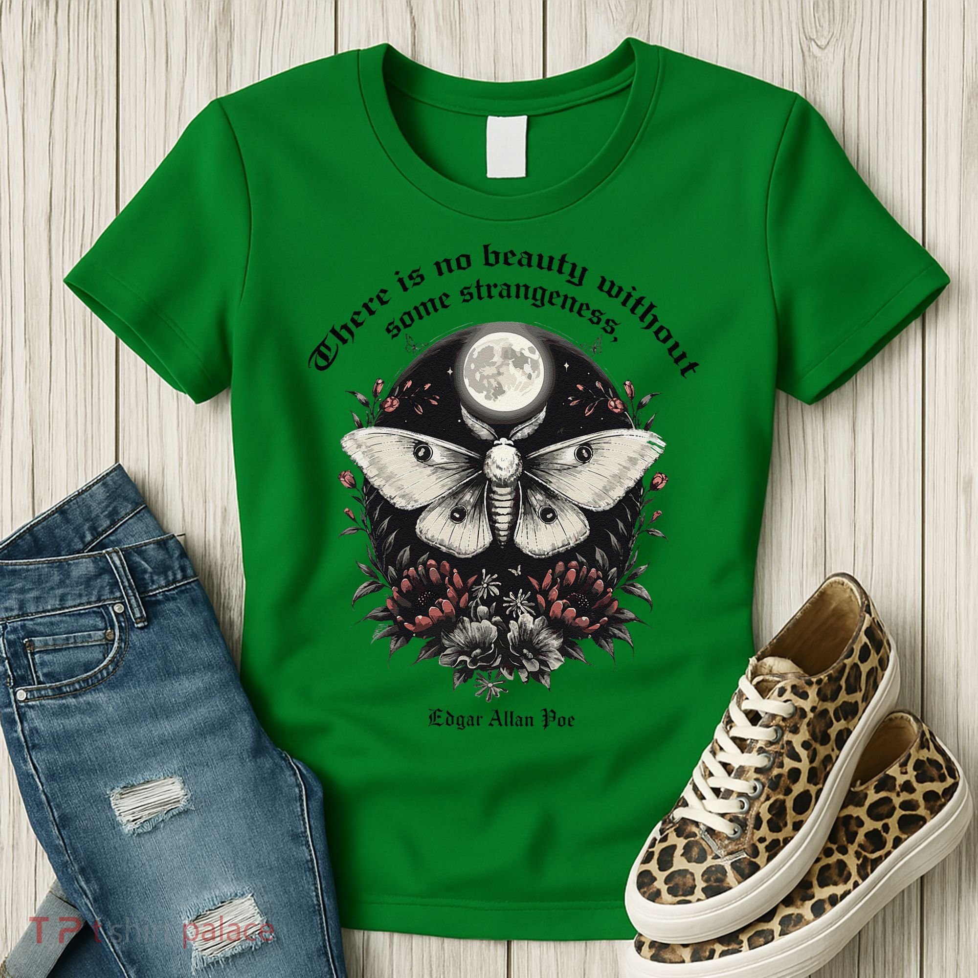 There Is No Beauty Without Some Strangeness Edgar Allan Poe Women's T-Shirt