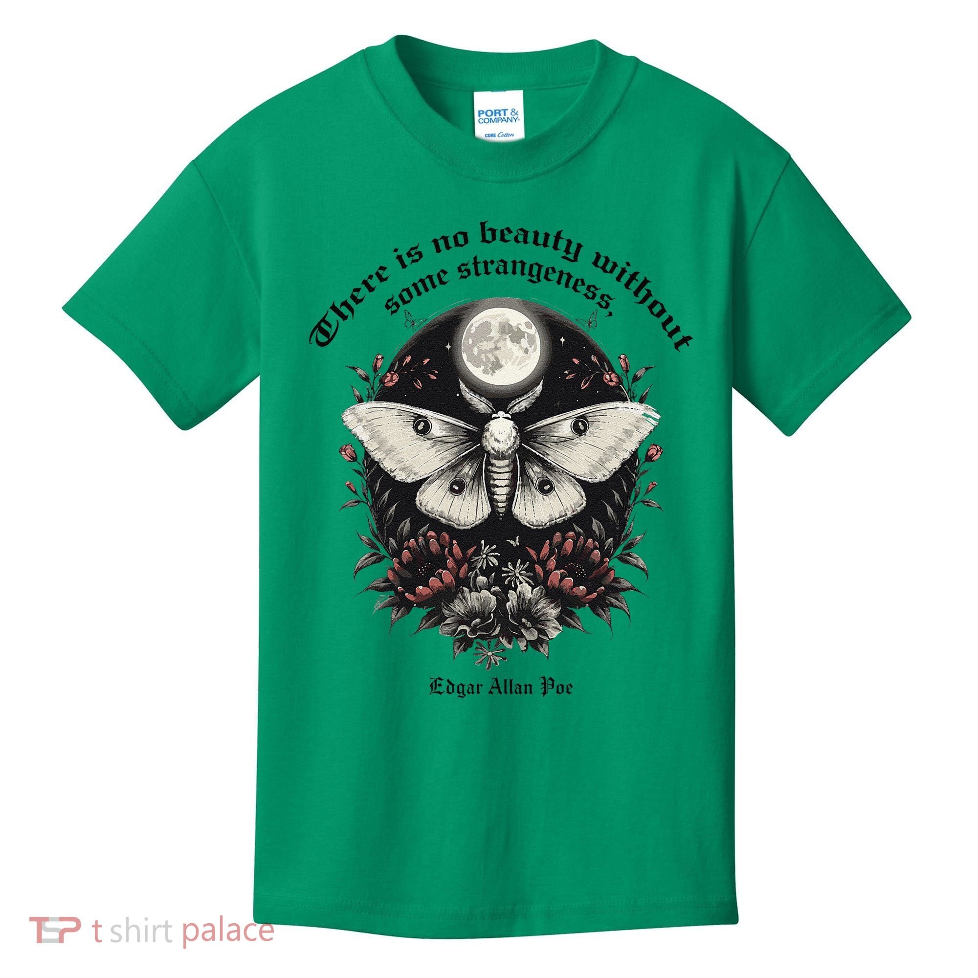 There Is No Beauty Without Some Strangeness Edgar Allan Poe Kids T-Shirt