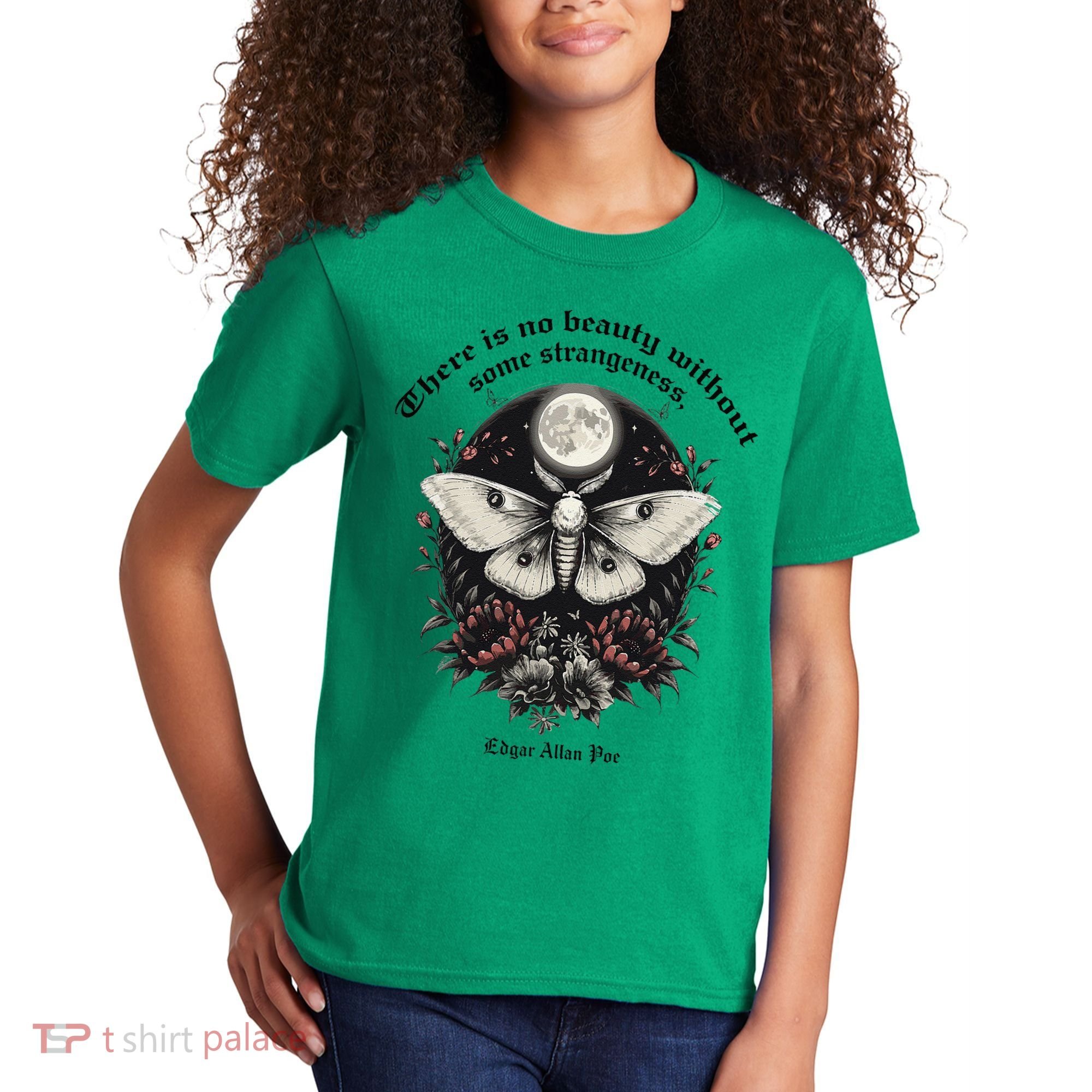 There Is No Beauty Without Some Strangeness Edgar Allan Poe Kids T-Shirt